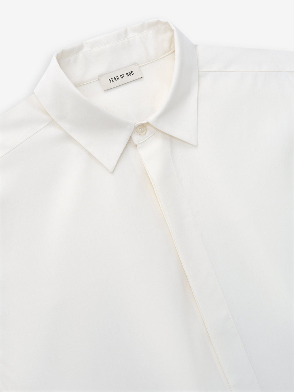 Essentials Cotton Wool Oxford Classic Shirt White