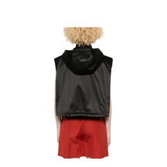 Cropped Gilet with High Collar