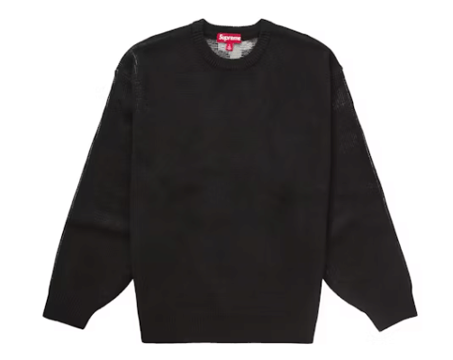 Supreme Thrasher Sweater (FW24) Black