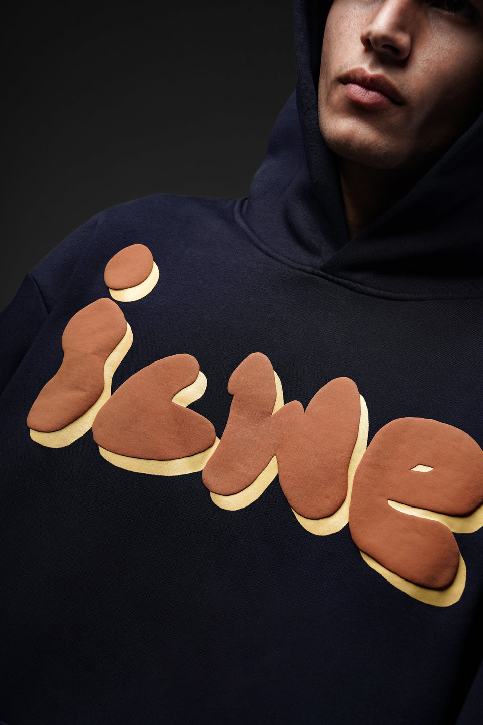 No Sugar Just Honey Navy Hoodie - Positive Vibes Streetwear