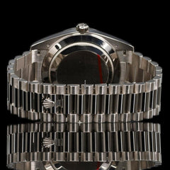 Rolex | Day-Date | 228239 | Steel | 40 mm | White gold | Blue | Automatic
