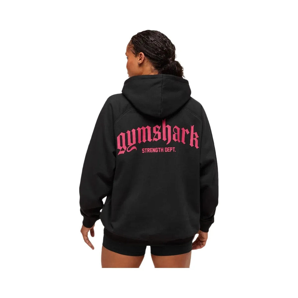 Gymshark Strength Department Oversized Hoodie - Black