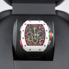 Richard Mille Quartz Tpt Automatic Split Seconds Rm65-01 White NTPT