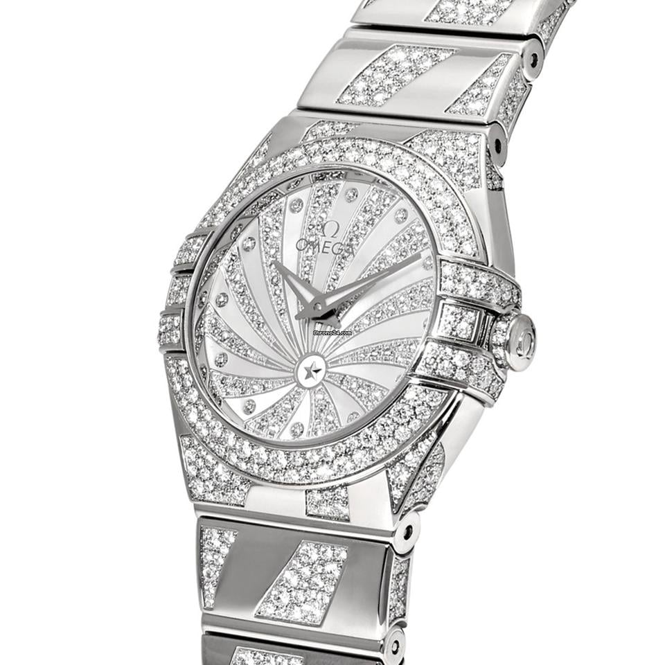 Omega Constellation Quartz123.55.24.60.55.012 Quartz White gold New