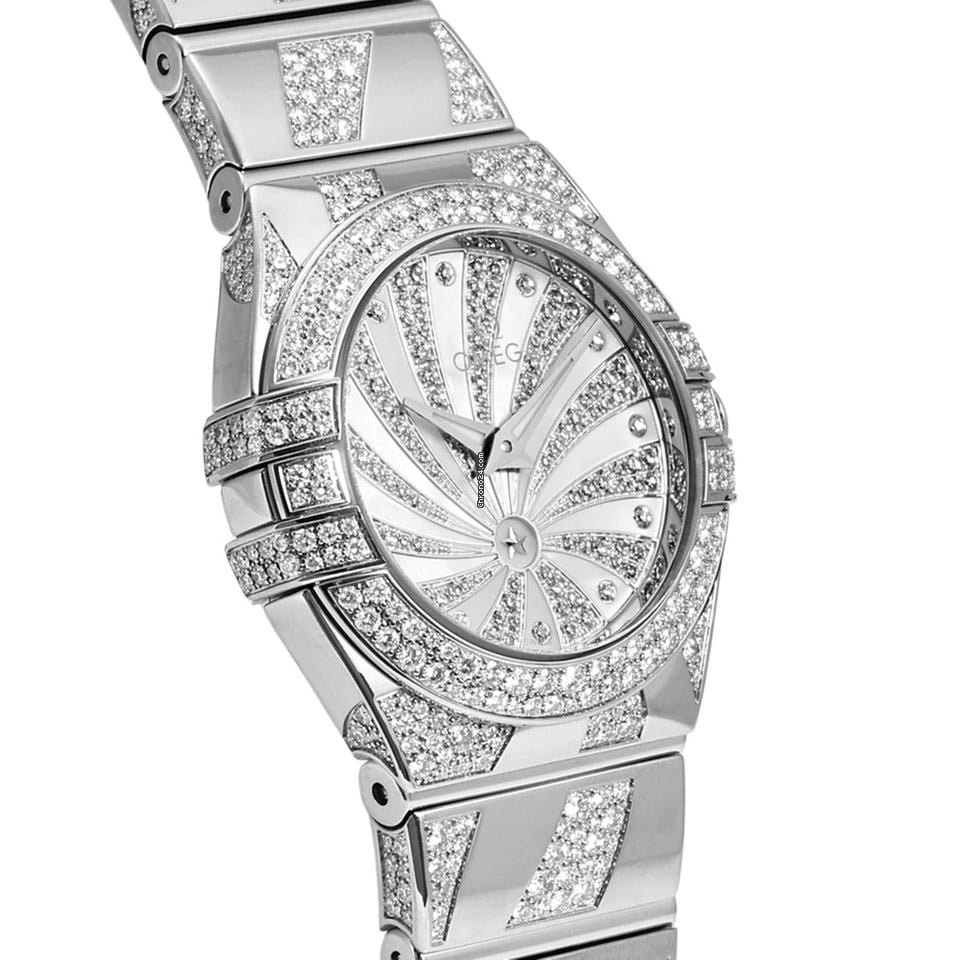 Omega Constellation Quartz123.55.24.60.55.012 Quartz White gold New