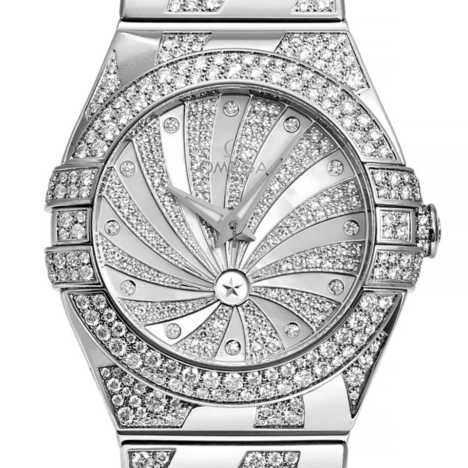 Omega Constellation Quartz123.55.24.60.55.012 Quartz White gold New