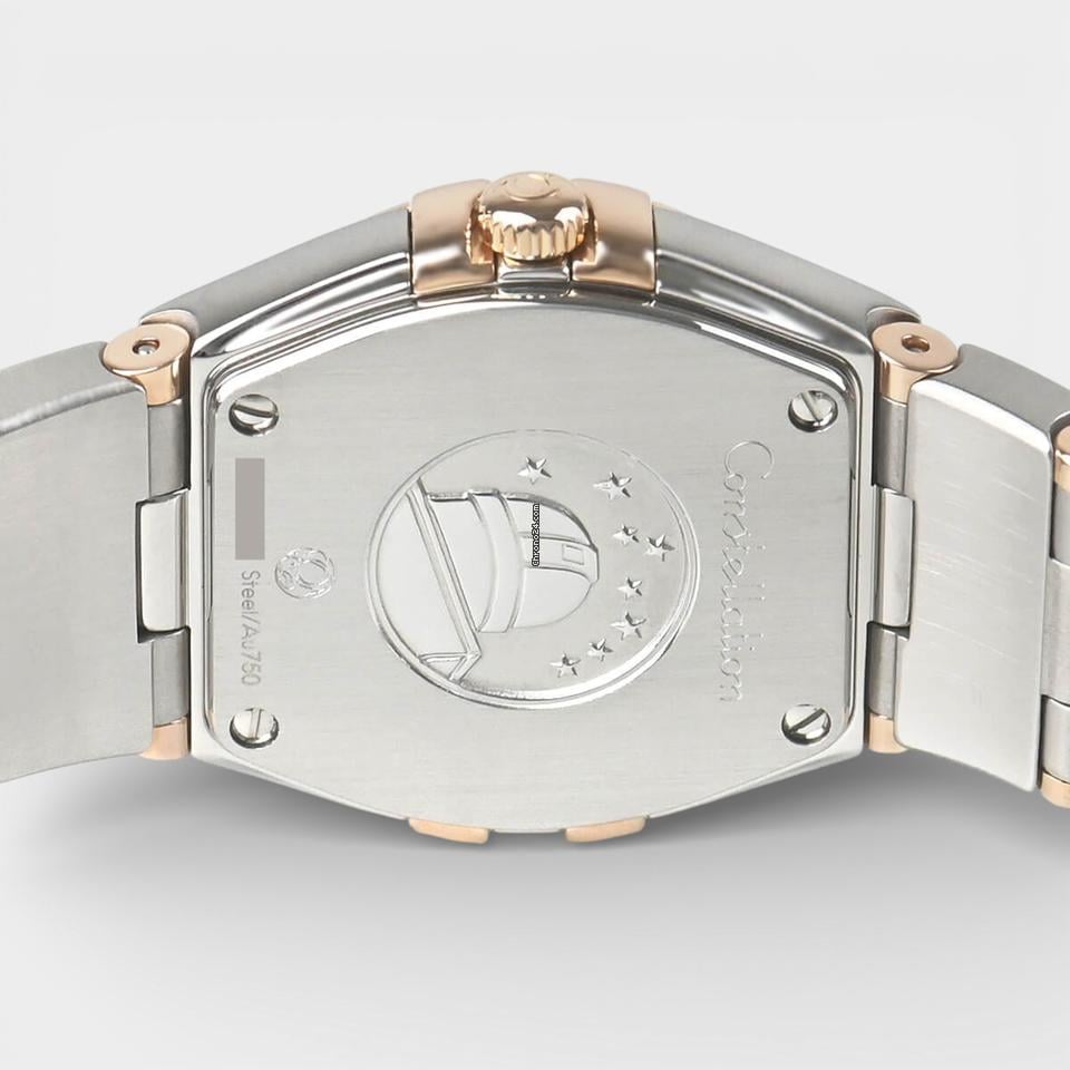 Omega Constellation Quartz Steel&Rose gold / 24 mm / Box&Papers / 123.25.24.60.55.001