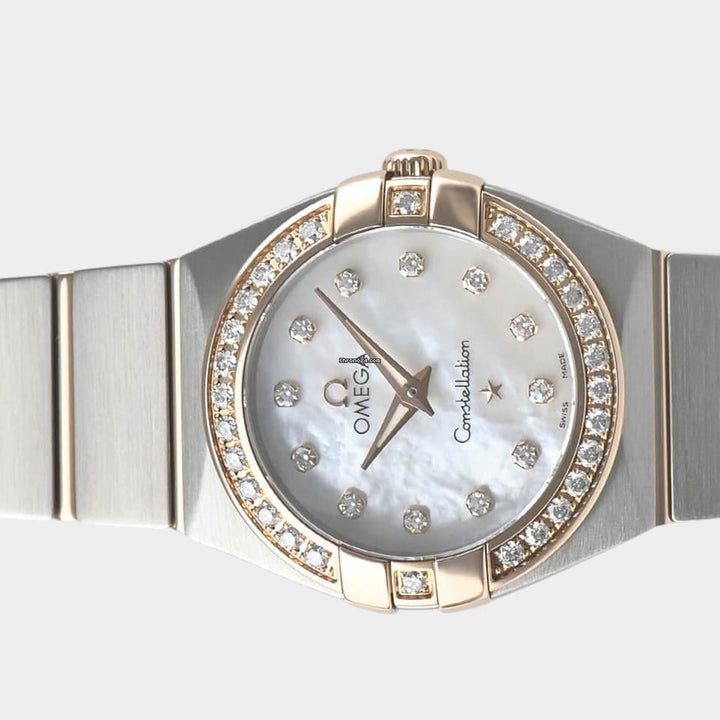 Omega Constellation Quartz Steel&Rose gold / 24 mm / Box&Papers / 123.25.24.60.55.001