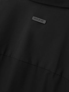 Essentials Cotton Wool Oxford Classic Shirt Black