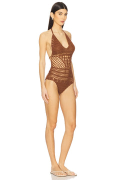 superdown Axella Sunsuit in Brown