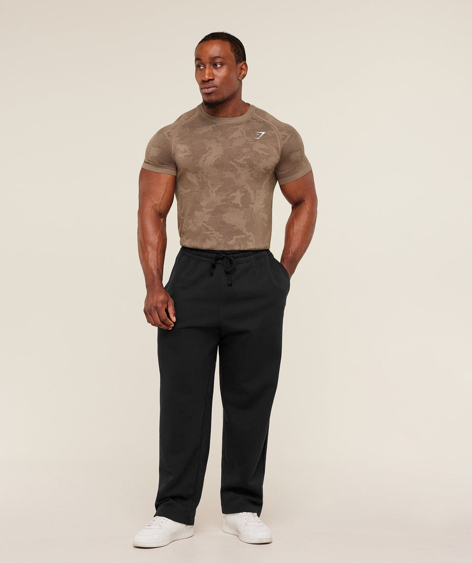 Gymshark Geo Seamless T-Shirt -  Lifestyle Brown /  Archive Brown