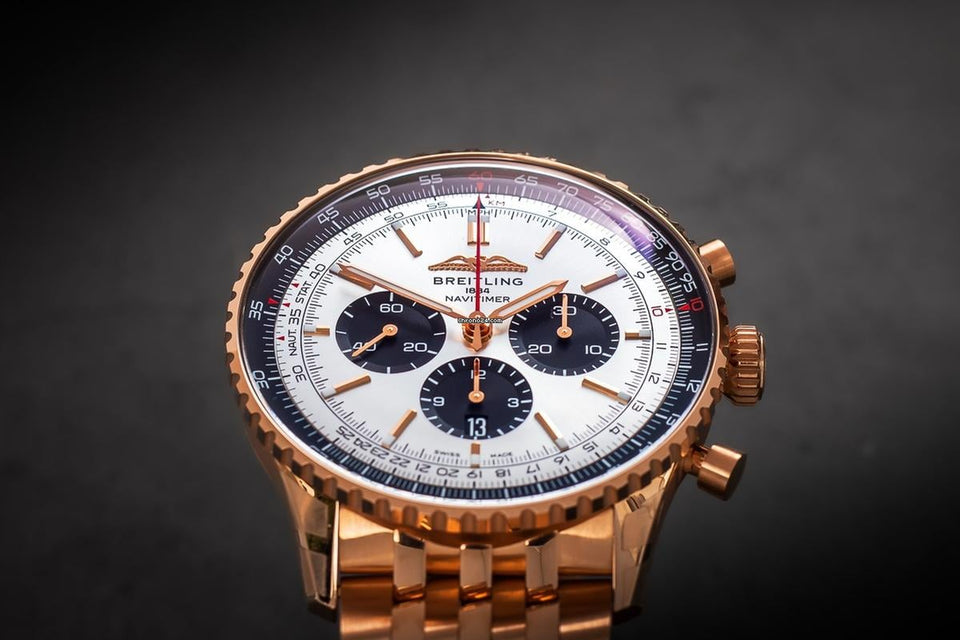 Breitling Navitimer 1 B01 Chronograph Rb0137 18k Weight 245g 46mm - New 2026 - Full Set
