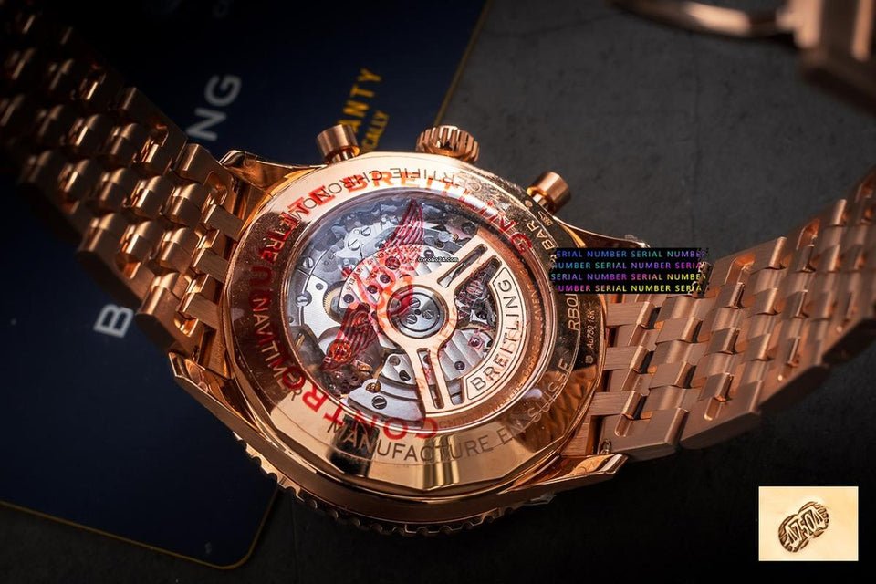 Breitling Navitimer 1 B01 Chronograph Rb0137 18k Weight 245g 46mm - New 2026 - Full Set