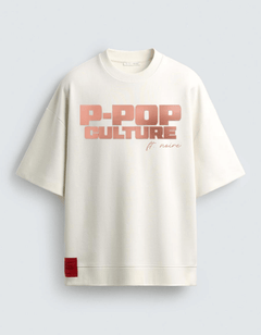 P-POP CULTURE RIBBED T-SHIRT