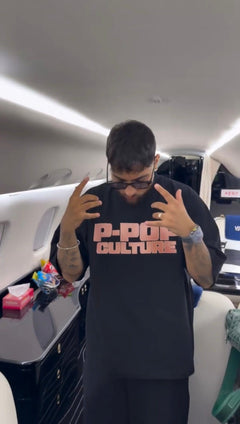 P-POP CULTURE RIBBED T-SHIRT