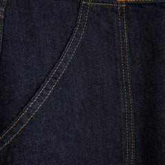 Indigo Mid Rise Tailored Baggy Wide Leg Jeans