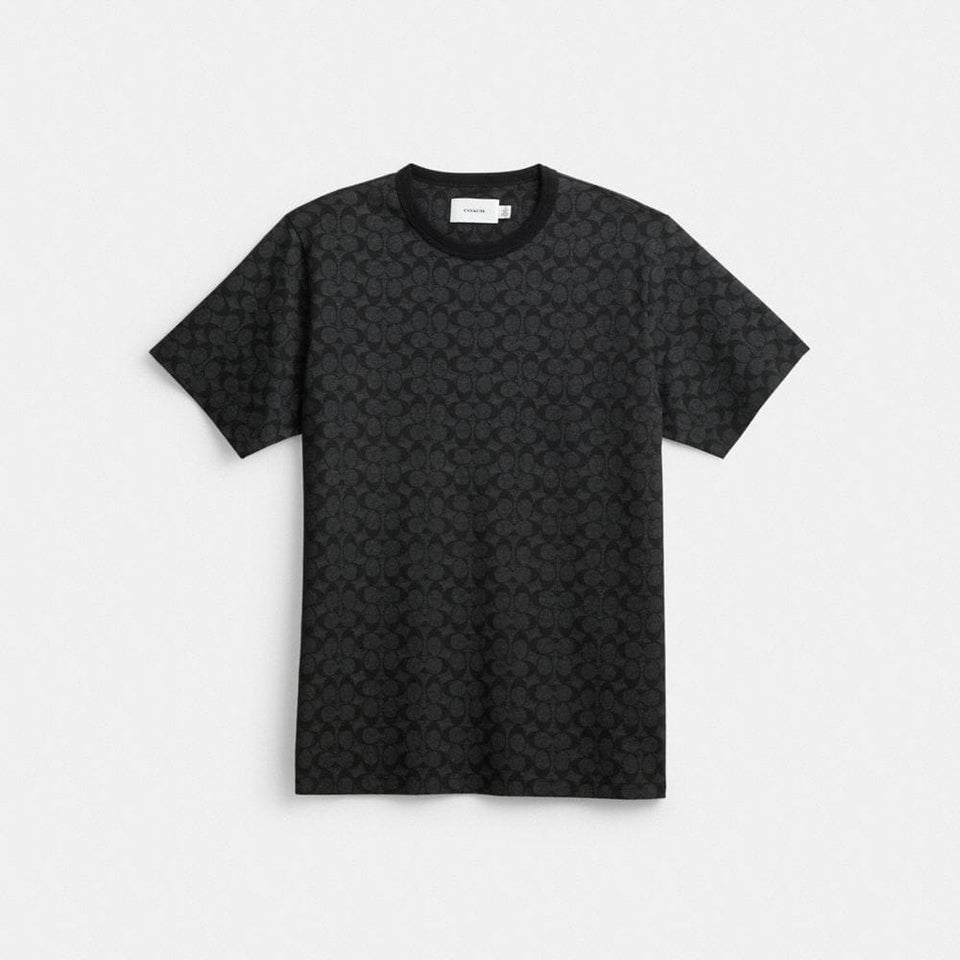 Coach Signature T-Shirt Charcoal Signature