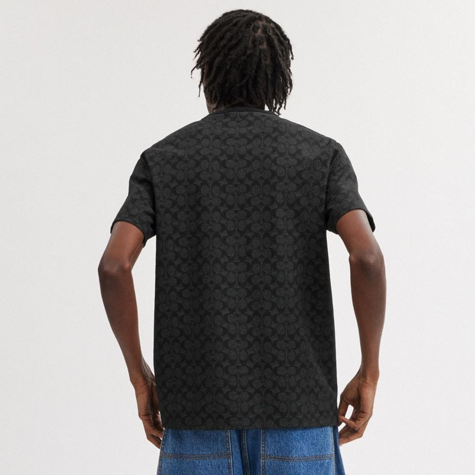 Coach Signature T-Shirt Charcoal Signature