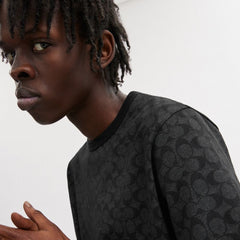 Coach Signature T-Shirt Charcoal Signature