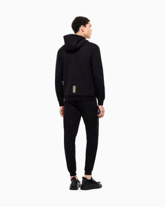 EA7 Cotton two-piece suit with a zip hoodie Core Identity