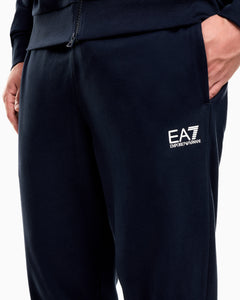 EA7 Cotton two-piece suit with a zip hoodie Core Identity