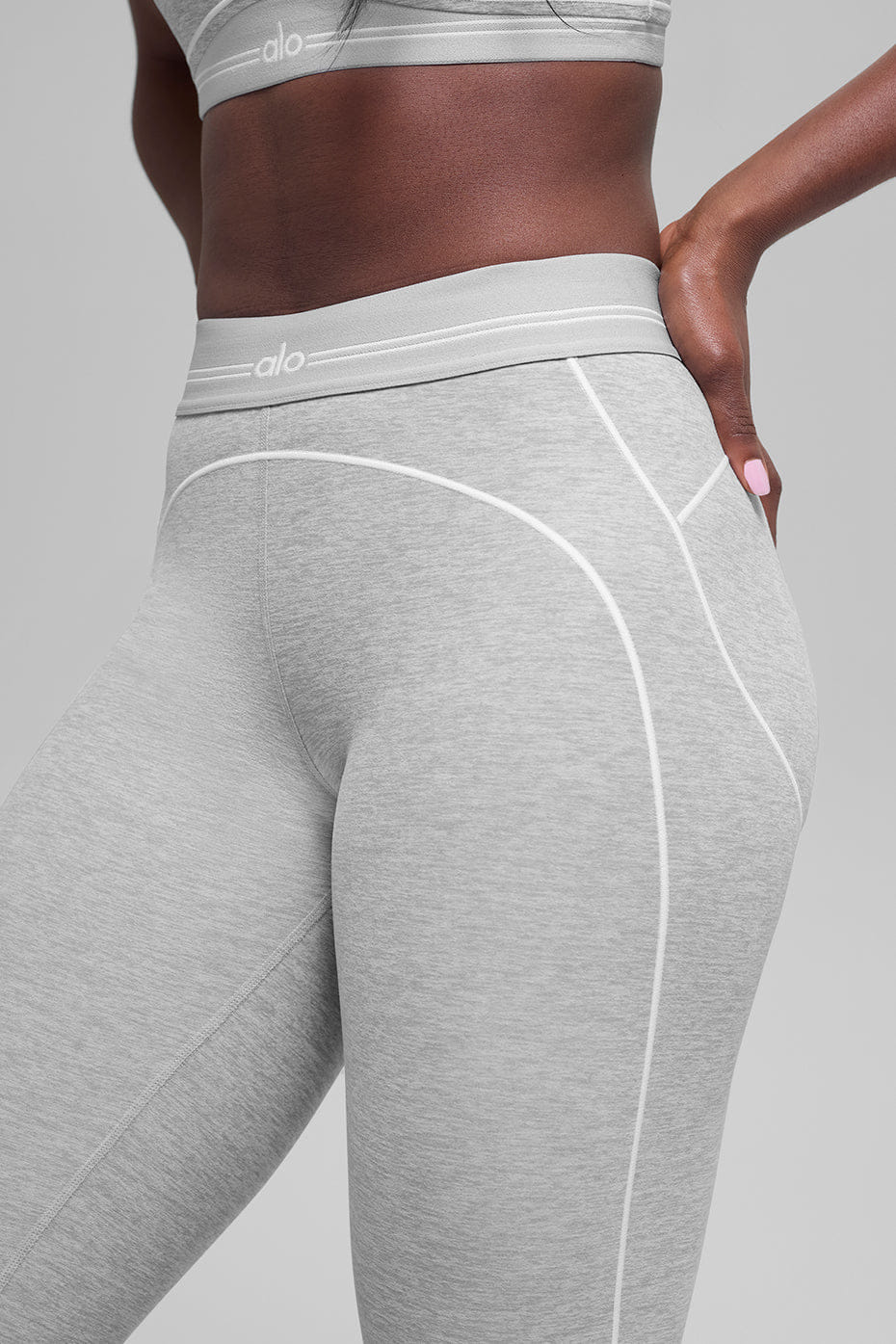 7/8 High-Waist Alosoft Heart Throb Legging