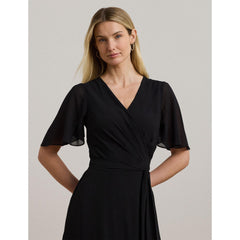 Belted Georgette dress