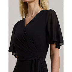Belted Georgette dress