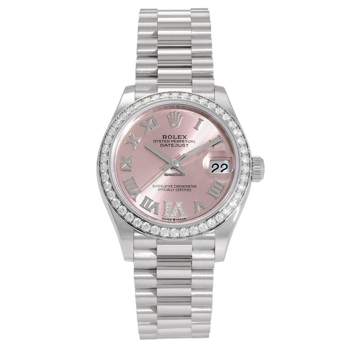 Rolex | Datejust | 278289RBR | White gold | 31 mm | Pink | Automatic
