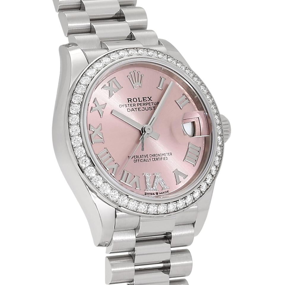 Rolex | Datejust | 278289RBR | White gold | 31 mm | Pink | Automatic