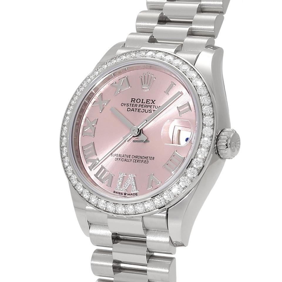 Rolex | Datejust | 278289RBR | White gold | 31 mm | Pink | Automatic