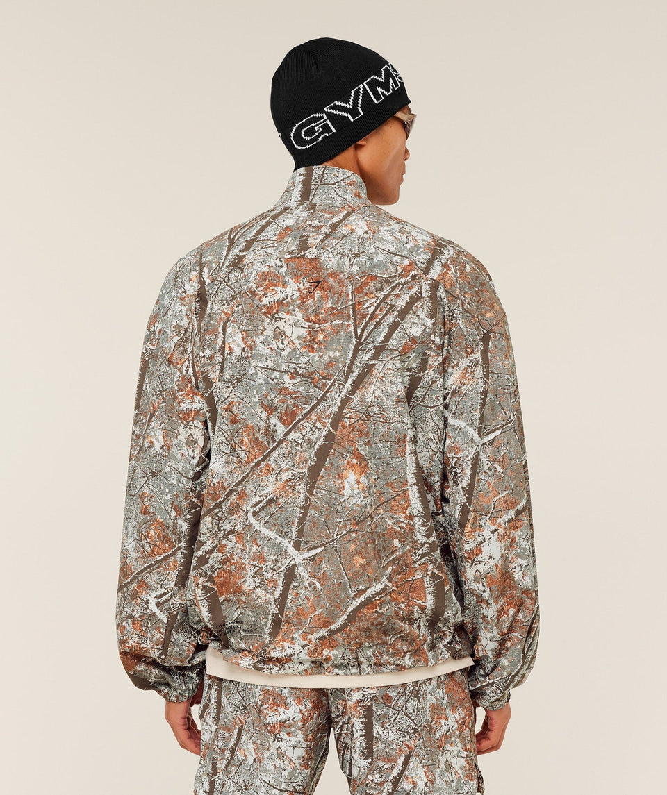 Gymshark Tactical Shell 1/4 Zip - Linen Brown