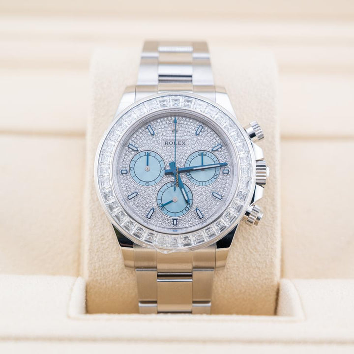 Rolex | Daytona | 126576TBR | Platinum | 40 mm | Platinum | Blue | Automatic