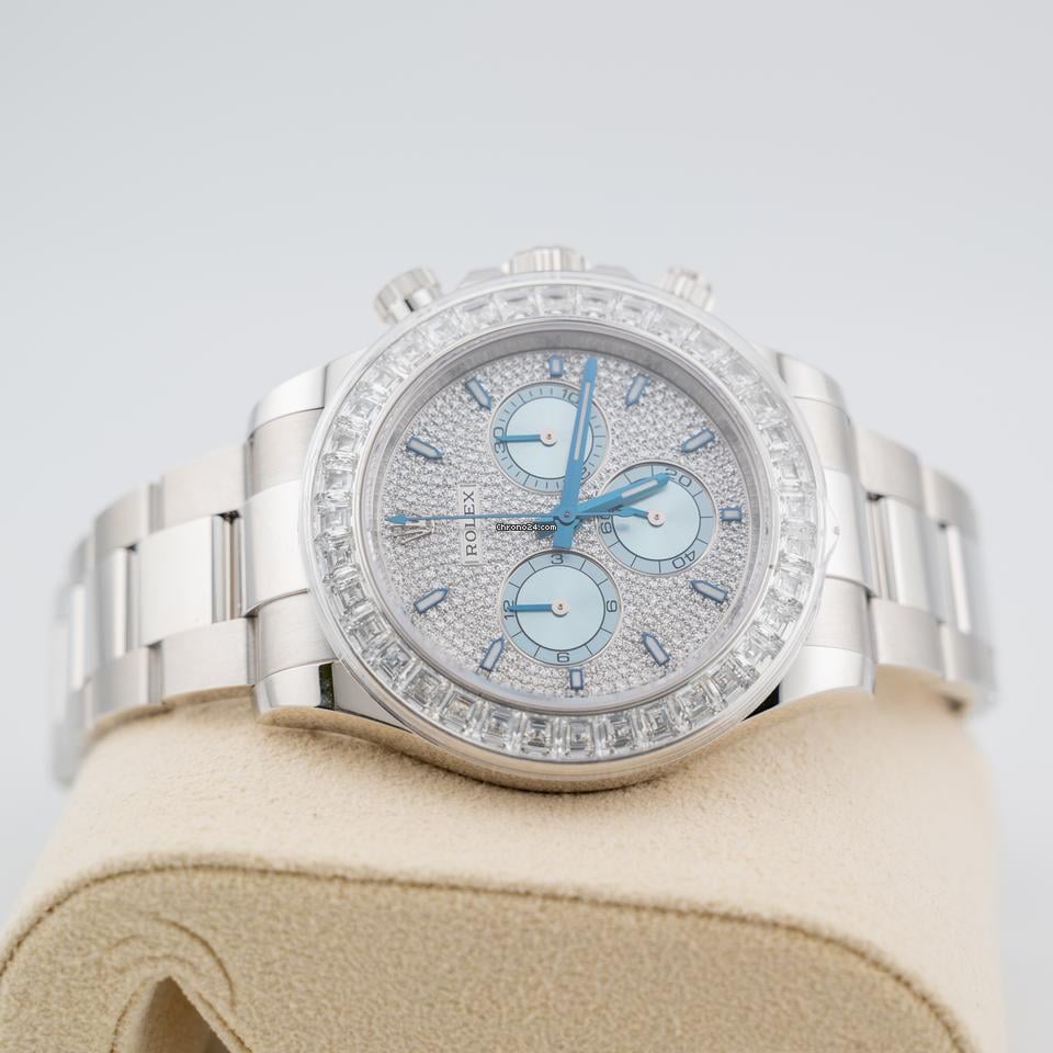 Rolex | Daytona | 126576TBR | Platinum | 40 mm | Platinum | Blue | Automatic