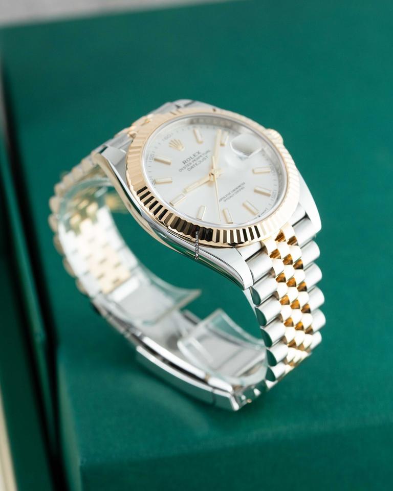Rolex | Datejust | 126333 | Gold/Steel | 41 mm | Silver | Automatic