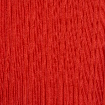 Red Ribbed Knitted Vest Top