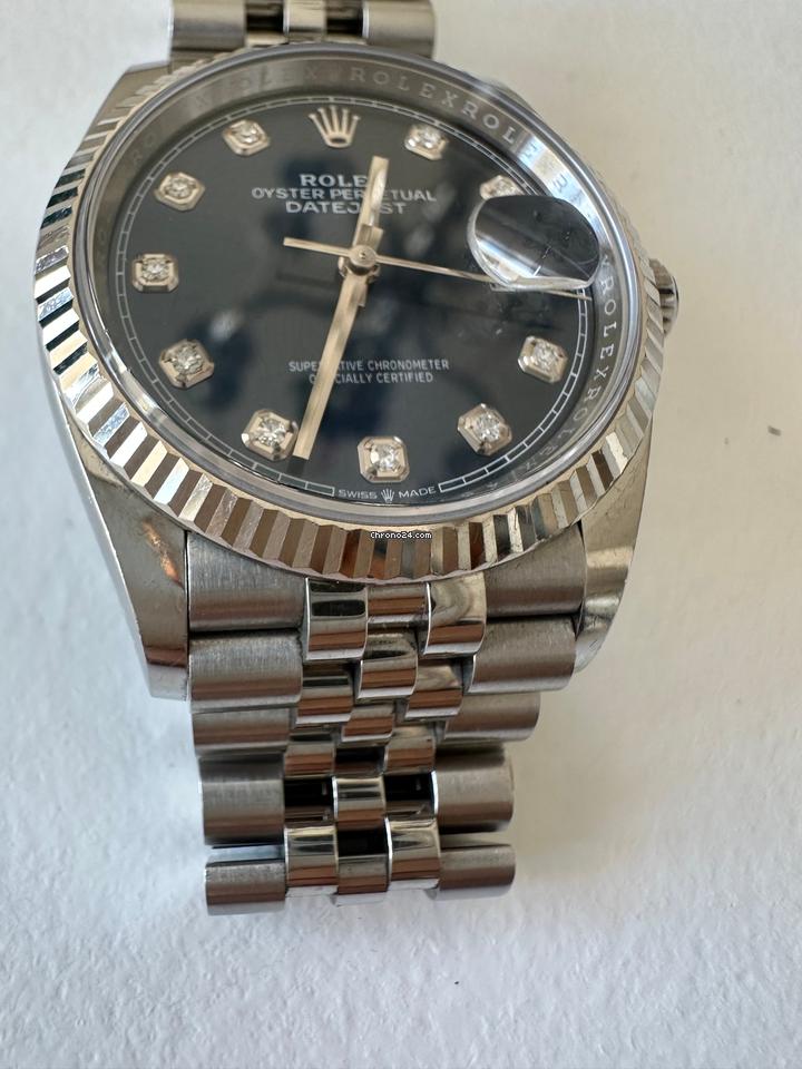 Rolex | Datejust | 4D4844CB | Steel | 36 mm | Steel | Blue | Automatic