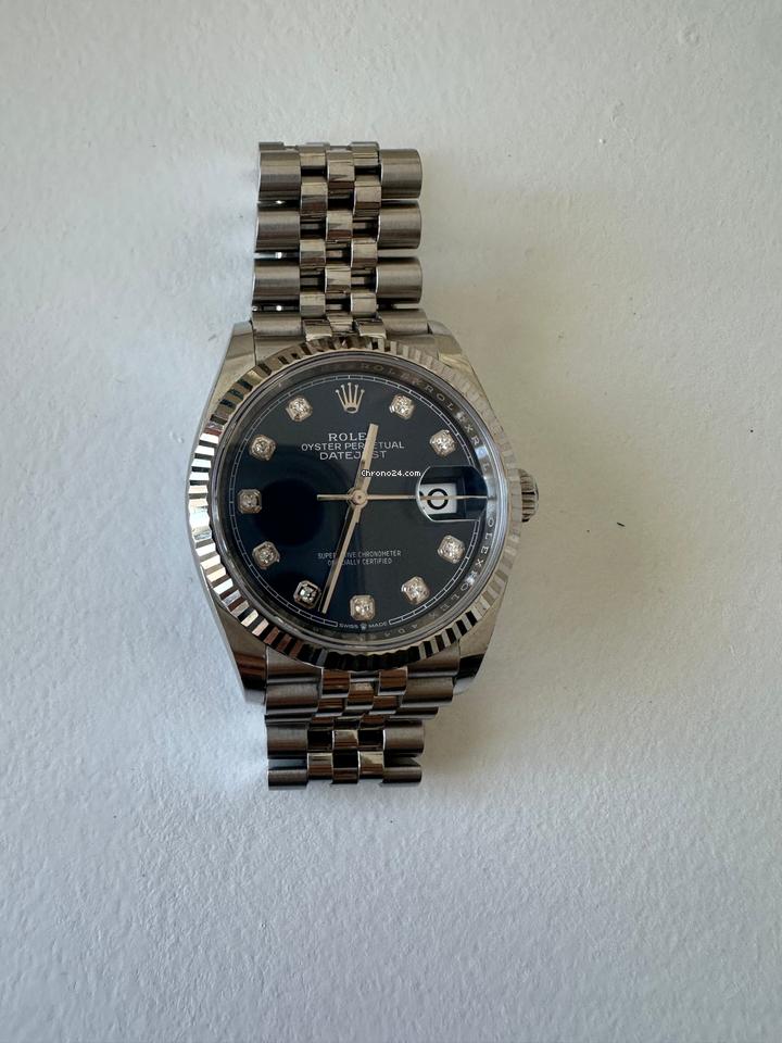 Rolex | Datejust | 4D4844CB | Steel | 36 mm | Steel | Blue | Automatic