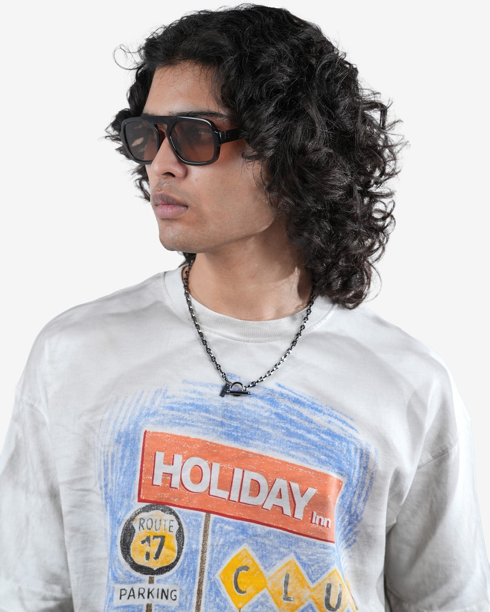 The Holiday Inn - Vintage Washed Oversized T-shirt