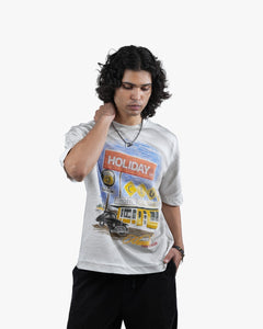 The Holiday Inn - Vintage Washed Oversized T-shirt