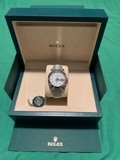 Rolex123600 Silver Jubilee Luxury Bracelet with Silver Bezel
