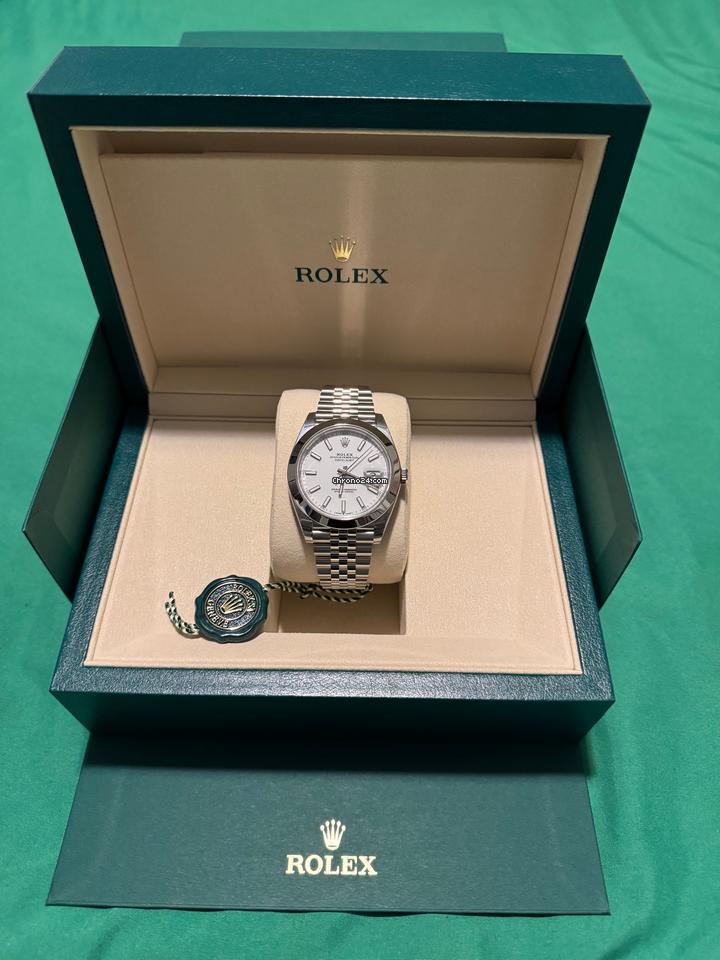 Rolex123600 Silver Jubilee Luxury Bracelet with Silver Bezel