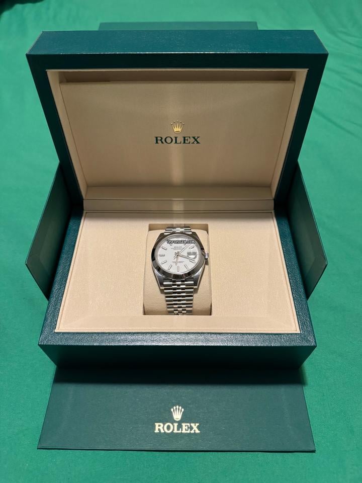 Rolex123600 Silver Jubilee Luxury Bracelet with Silver Bezel