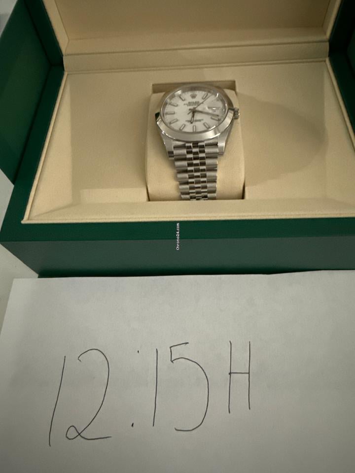 Rolex123600 Silver Jubilee Luxury Bracelet with Silver Bezel