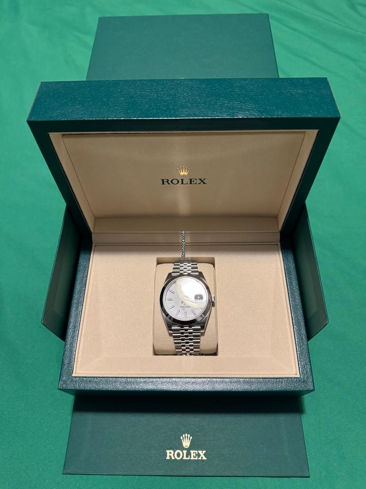 Rolex123600 Silver Jubilee Luxury Bracelet with Silver Bezel