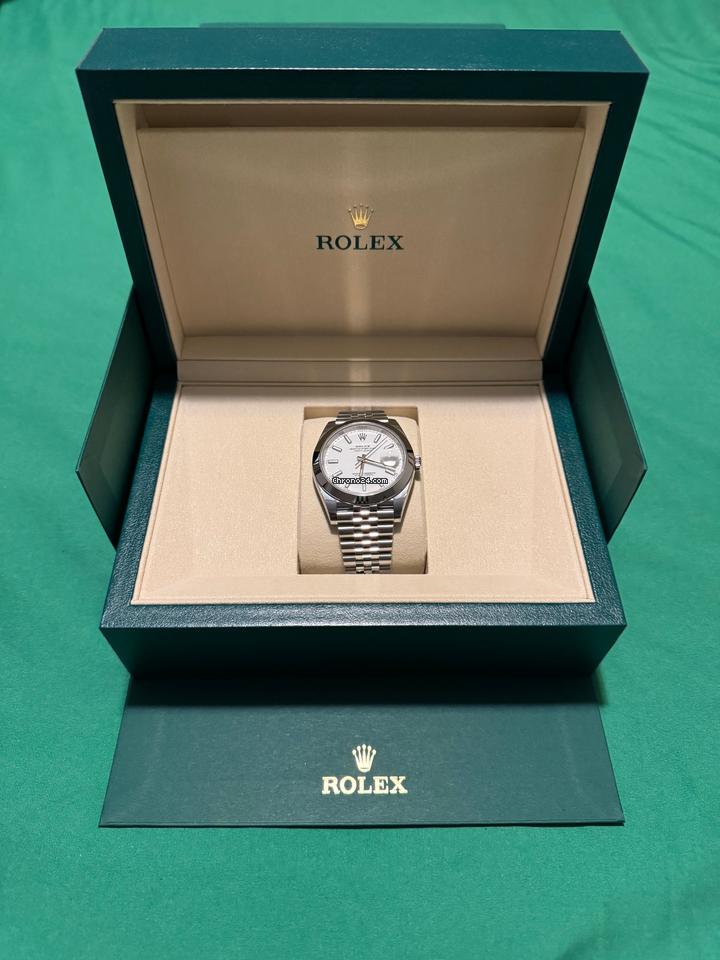 Rolex123600 Silver Jubilee Luxury Bracelet with Silver Bezel