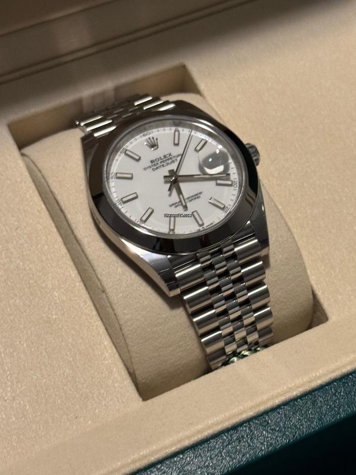 Rolex123600 Silver Jubilee Luxury Bracelet with Silver Bezel