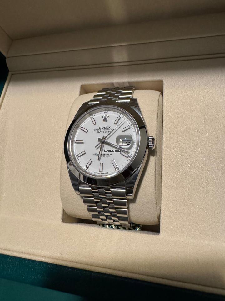 Rolex123600 Silver Jubilee Luxury Bracelet with Silver Bezel