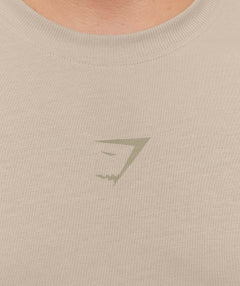 Gymshark Power T-Shirt - Mushroom Grey