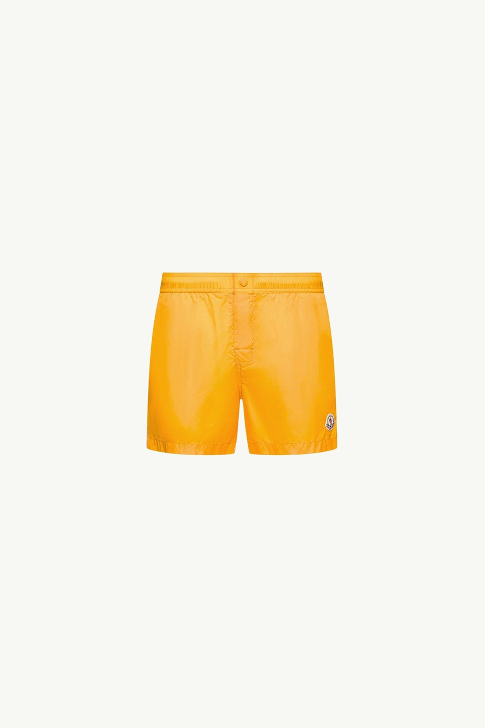 Moncler Logo Swim Shorts Yellow Yellow